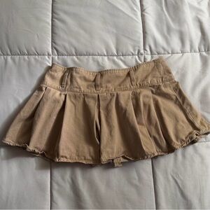 Forever 21 Tan Mini Skirt